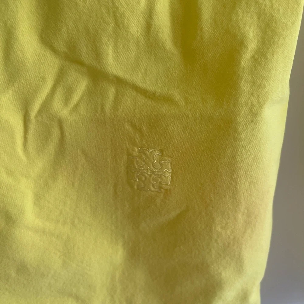 Tory Burch Neon Yellow Long Sleeve Turtleneck Top